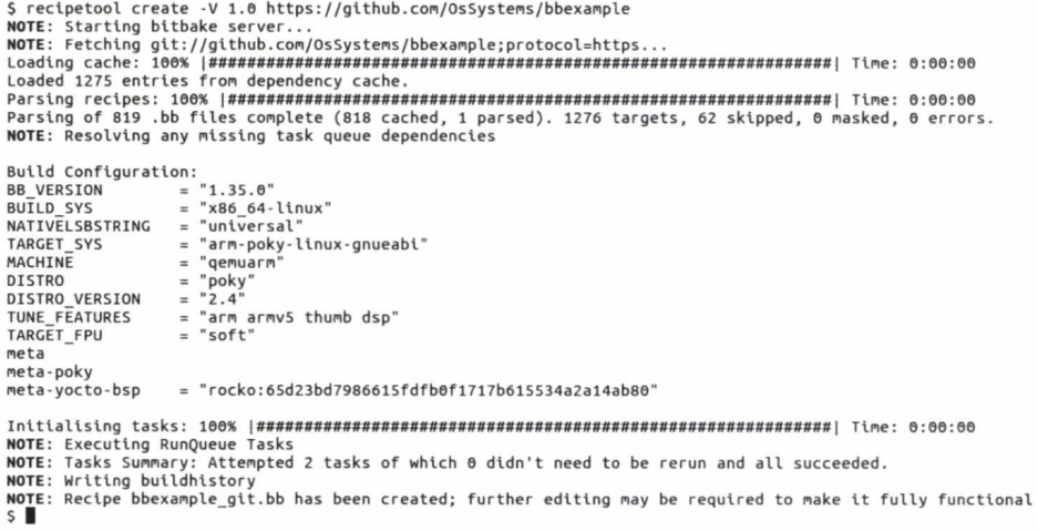 COUT: recipetool-create